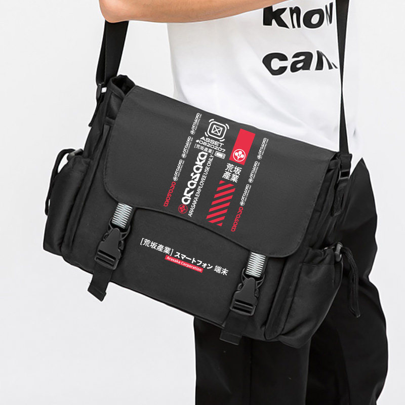Cycling Commute Backpack - Mochila de Ombro Único Anime Cyberpunk