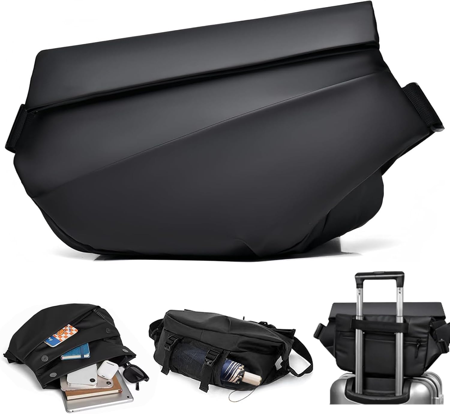 Cycling To Work - Grande anti-roubo crossbody sacos para homens