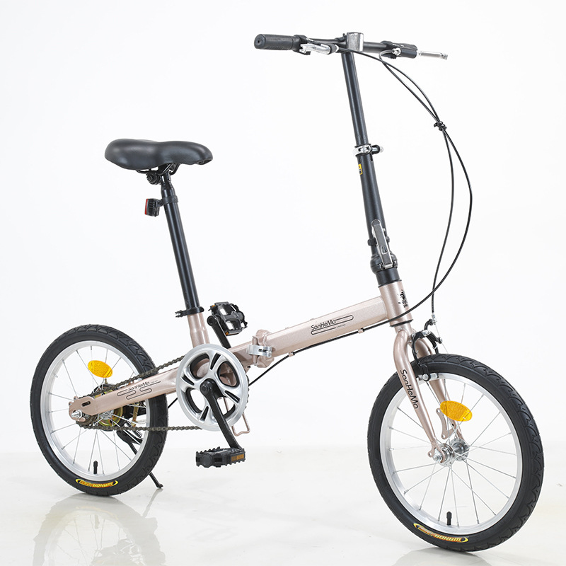 Cycling Commute Gear - Bicicleta Dobrável Sanhema de 16 Polegadas