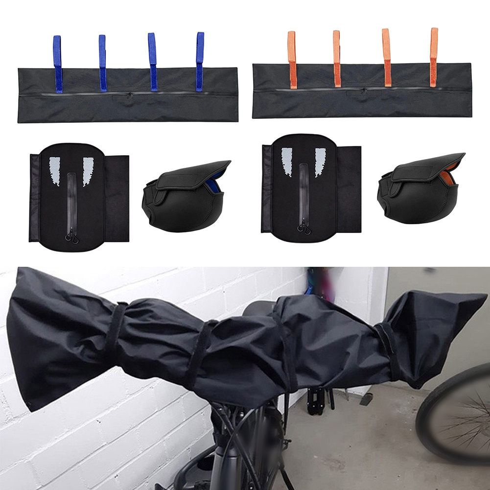Cycling Commute Gear - Conjunto de capa reflexiva para bicicleta