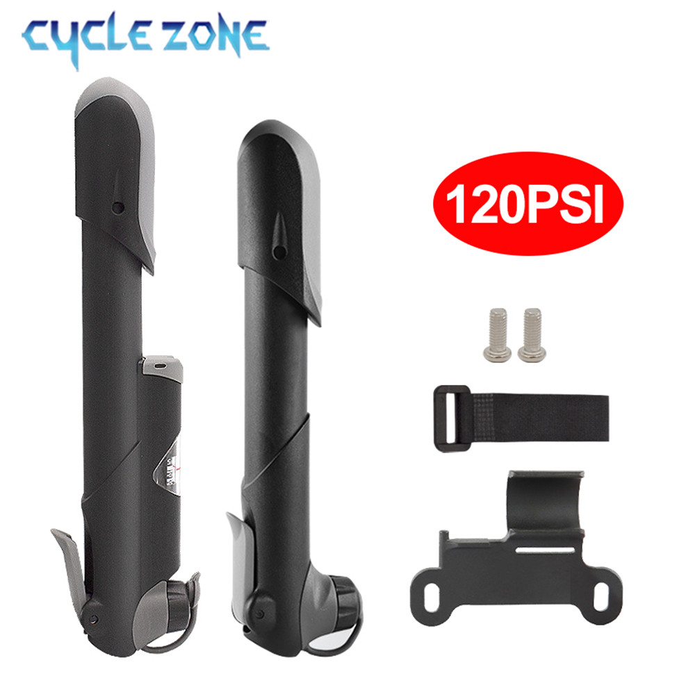 Bike Pump Frame Mount - Mini bomba de bicicleta portátil medidor