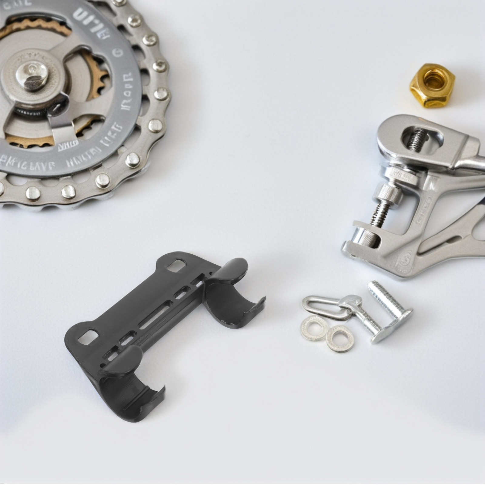 Bike Pump Frame Mount - 5 Peças Suporte Profissional para Bomba