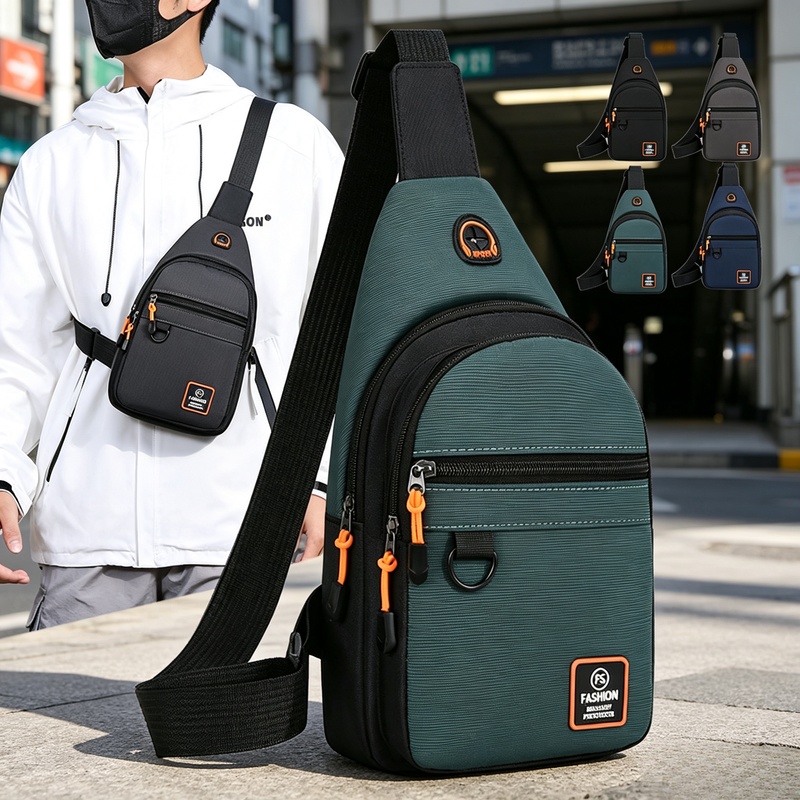 Cycling Commute Backpack - Bolsa de Peito Esportiva Impermeável para