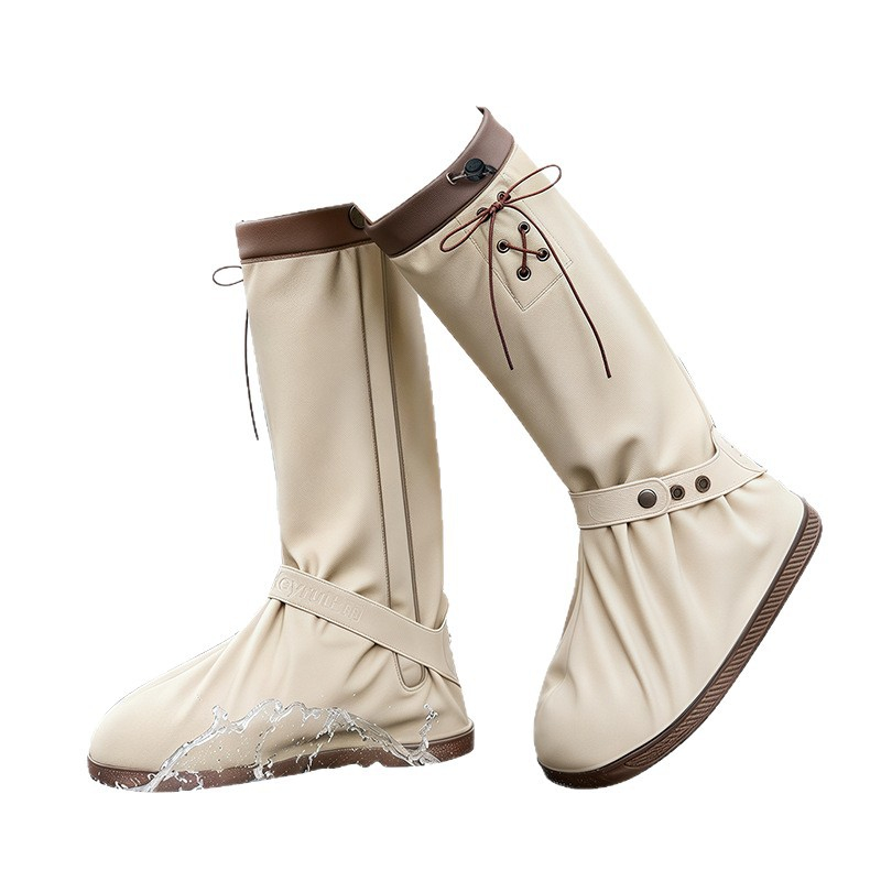 Cycling Commute In Rain - Sapatilhas de Chuva Altas Unissex Elegantes