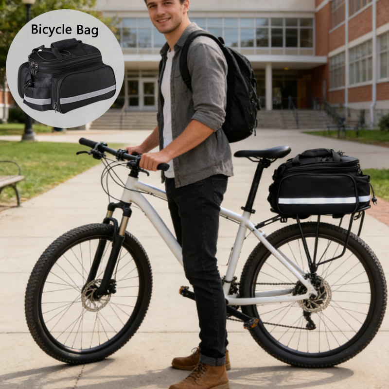 1 Peça Bolsa de Bagagem Trasei - Cycling Commute In Rain avaliação e preço