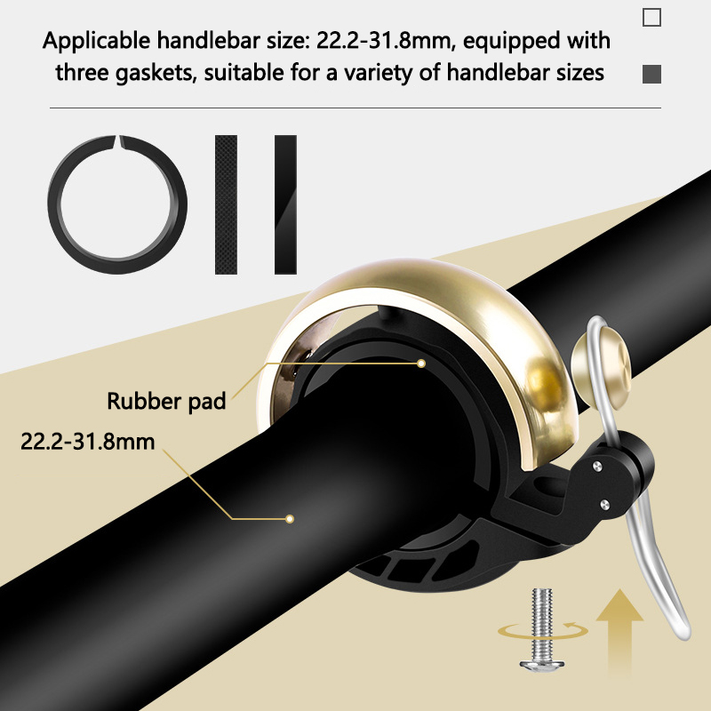 Campainha de Bicicleta para Ad - Bell Handlebar Ring avaliação e preço