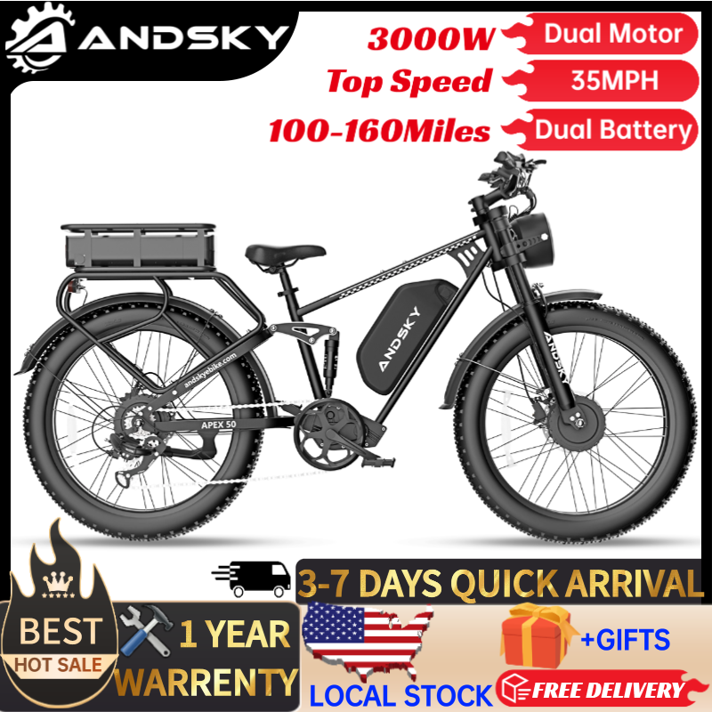 Bicicleta Elétrica ANDSKY Apex - Bike Pump Frame Mount avaliação e preço