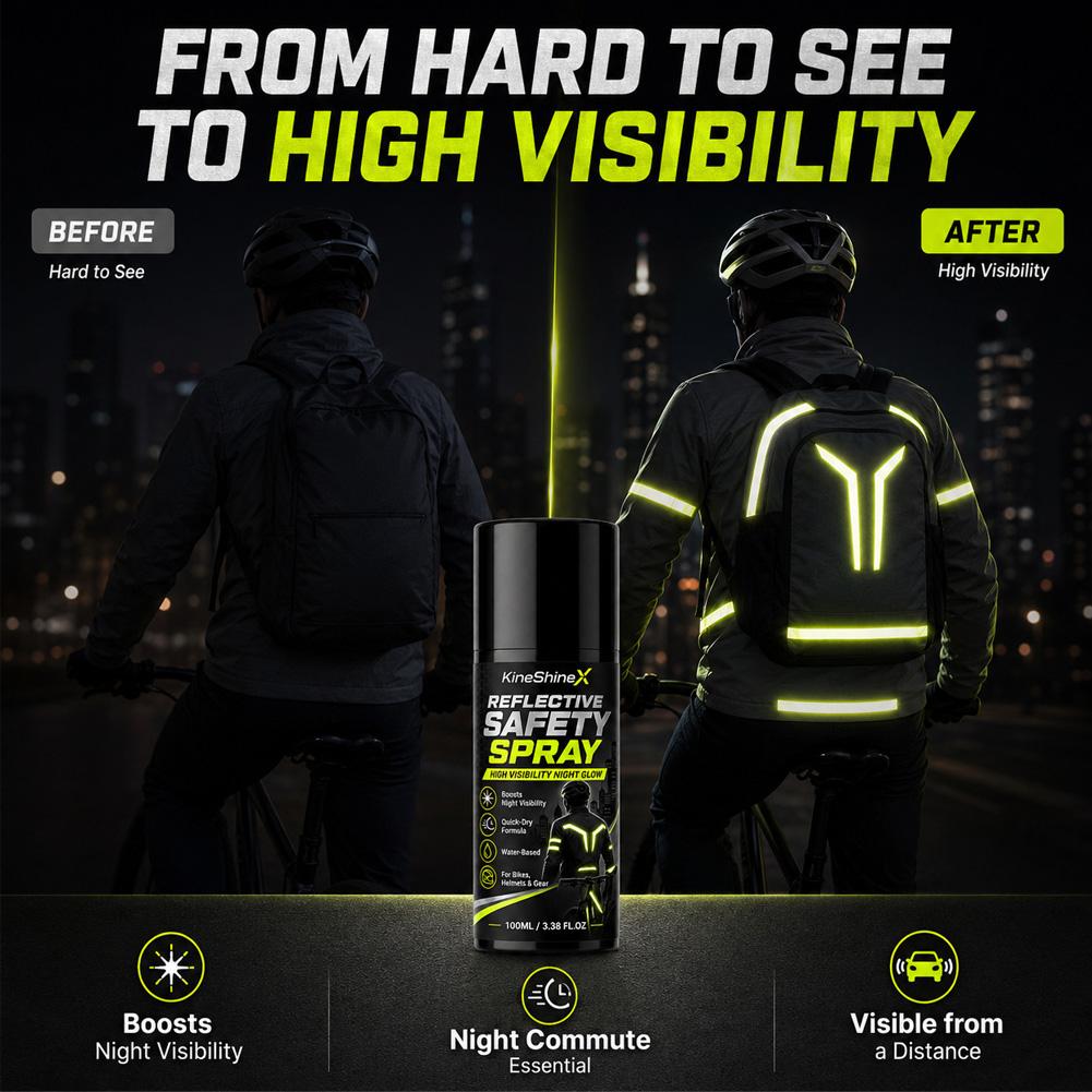 Spray Refletivo Noturno de Seg - Cycling Commute Gear avaliação e preço